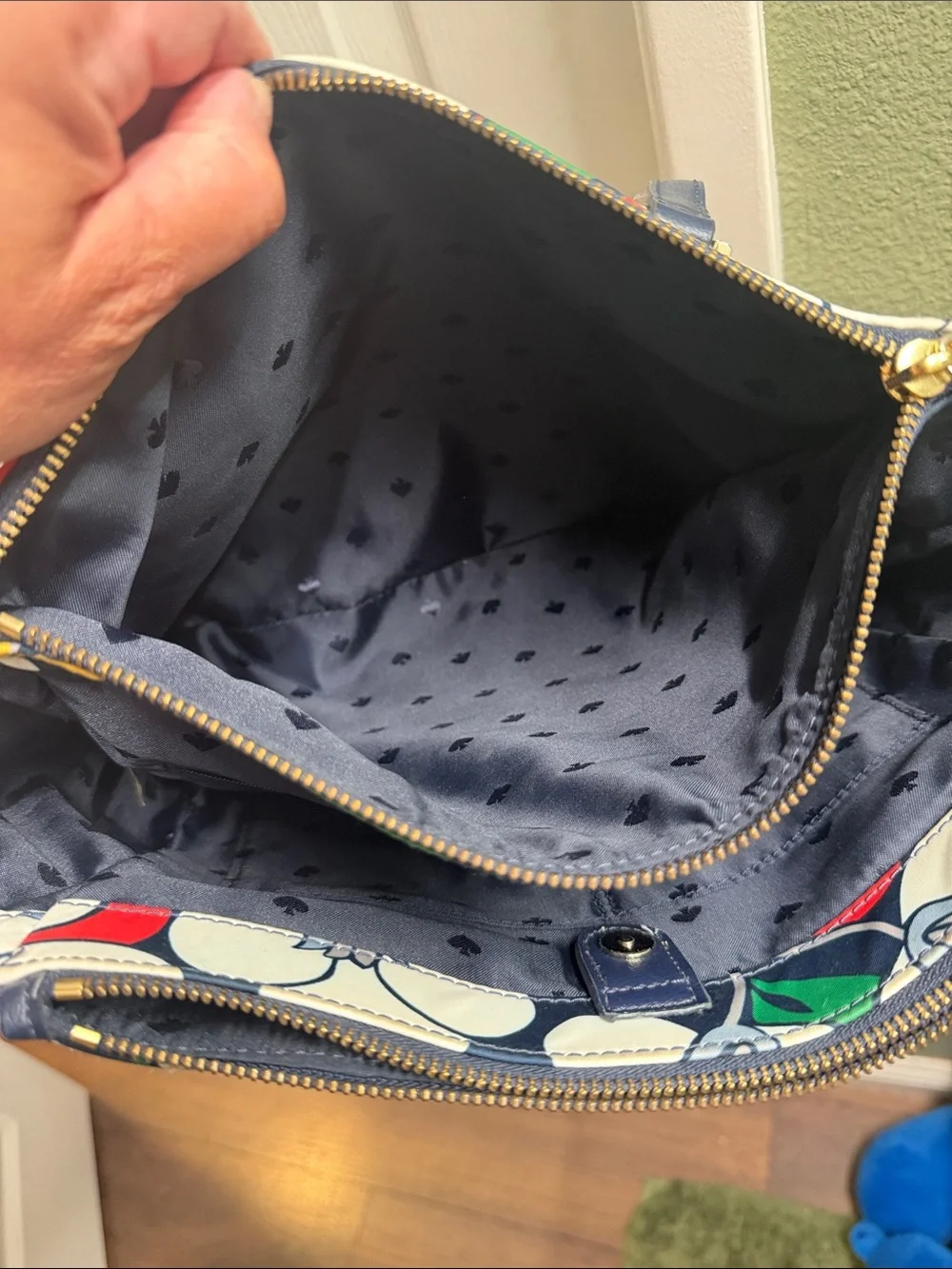 Kate Spade Dawn Breezy Nylon Floral Satchel Purse